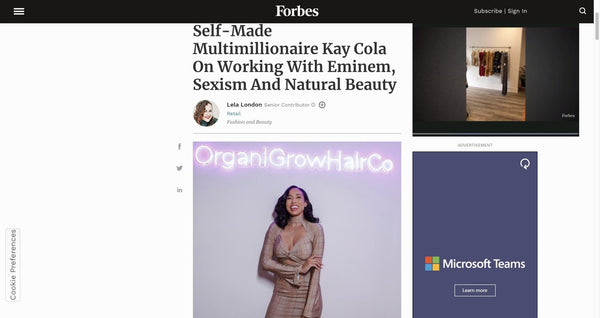 Forbes - OrganiGrowHairCo
