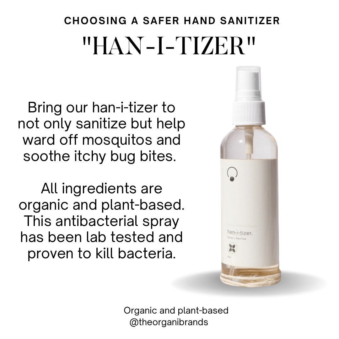 Natural Hand Sanitizer & Bug Repellent Hanitizer sanitizer OrganiGoLife