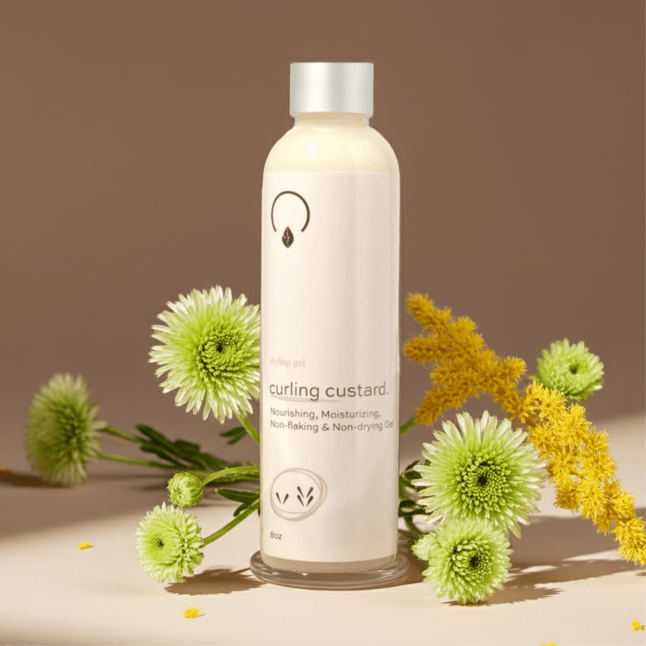 Curling Custard Gel Low to Medium Porosity - OrganiGrowHairCo