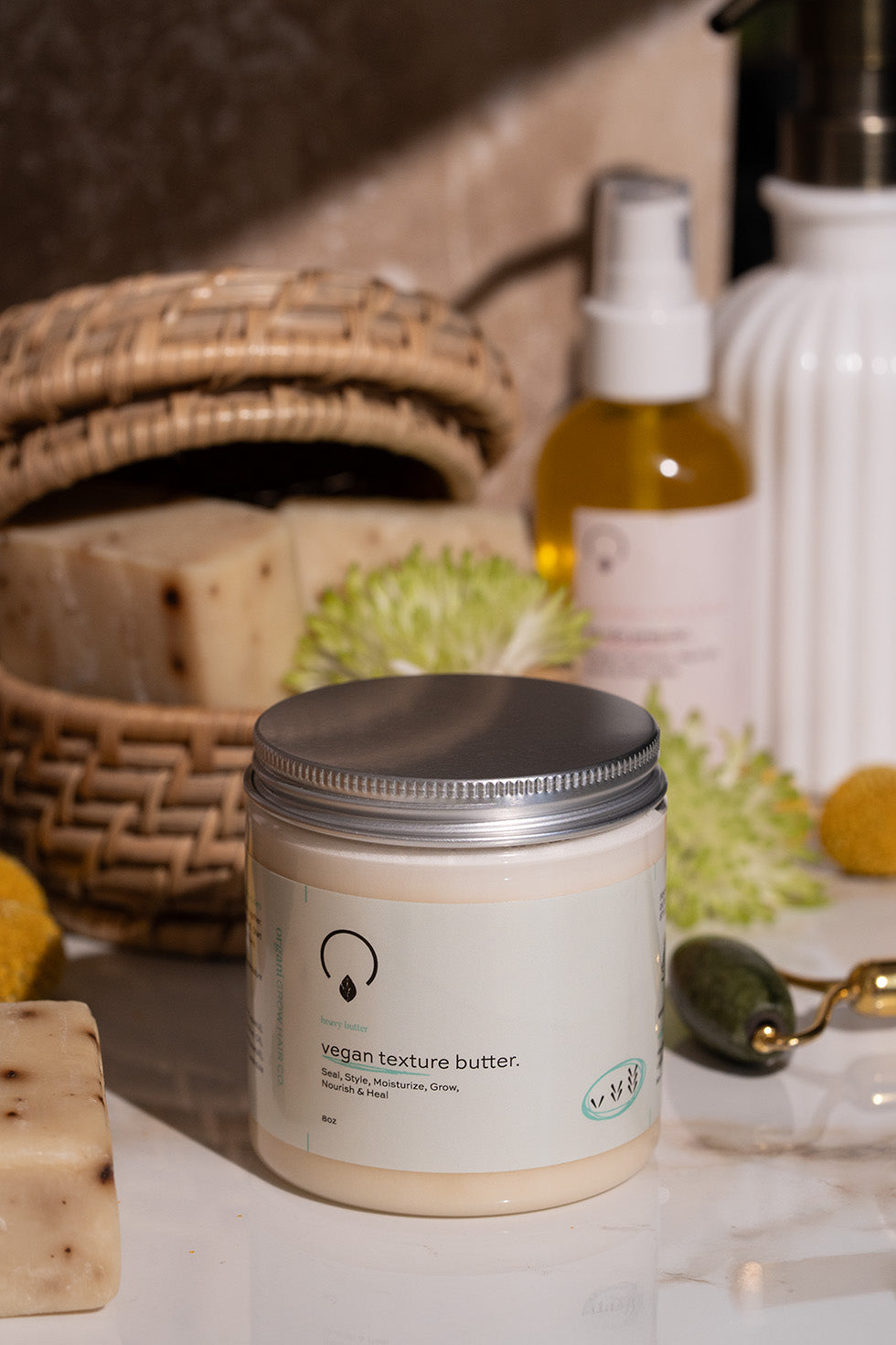 Vegan Texture Butter Hair Styling Products OrganiGrowHairCo