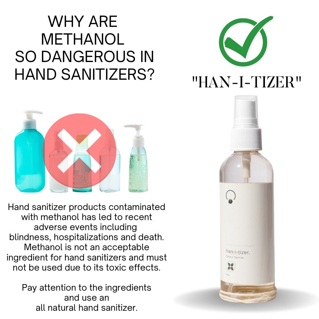 Natural Hand Sanitizer & Bug Repellent Hanitizer sanitizer OrganiGoLife