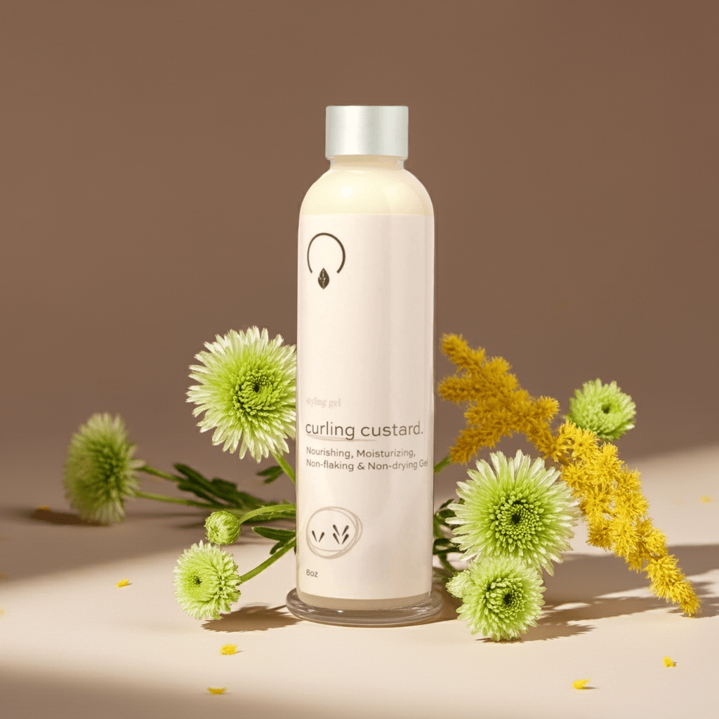Curling Custard Gel Low to Medium Porosity - OrganiGrowHairCo