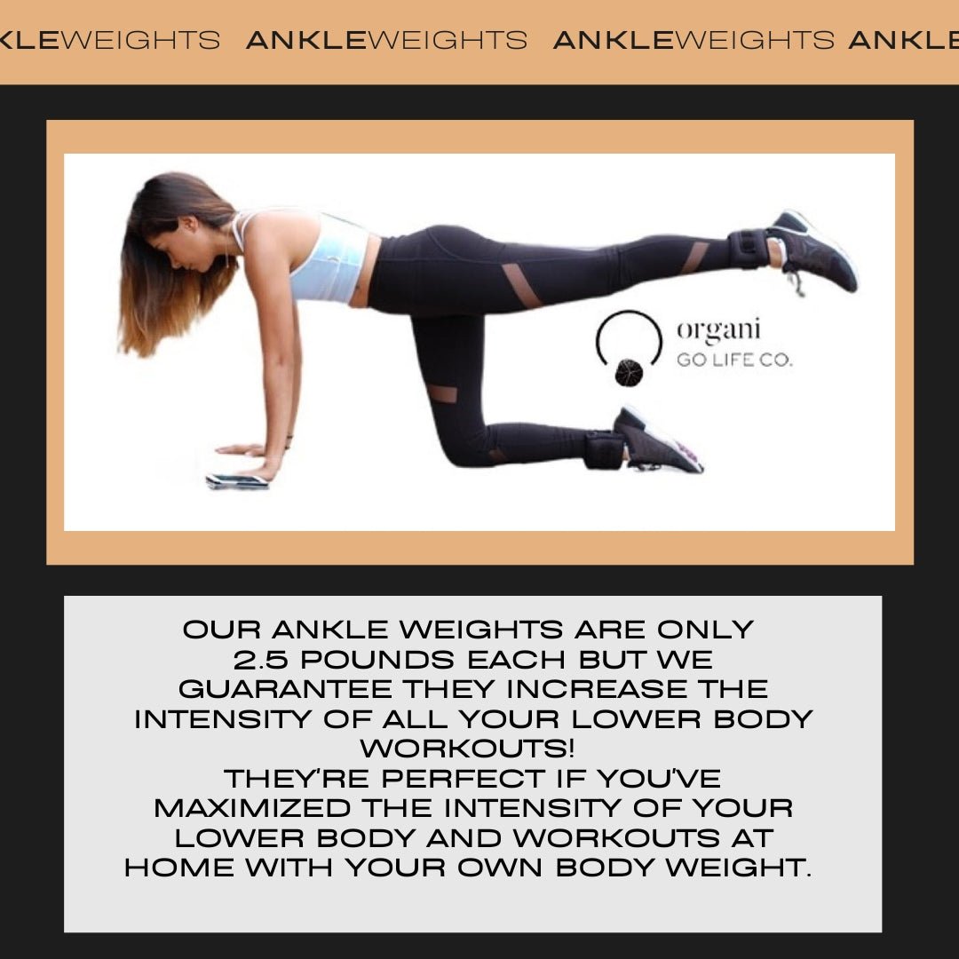 Ankle Weights Pair ankle weights OrganiGoLife