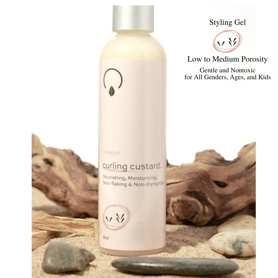 Curling Custard Gel Low to Medium Porosity STYLING PRODUCTS OrganiGrowHair Co 8oz