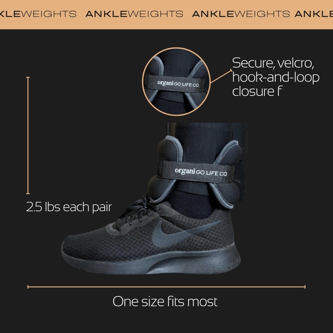 Ankle Weights Pair ankle weights OrganiGoLife