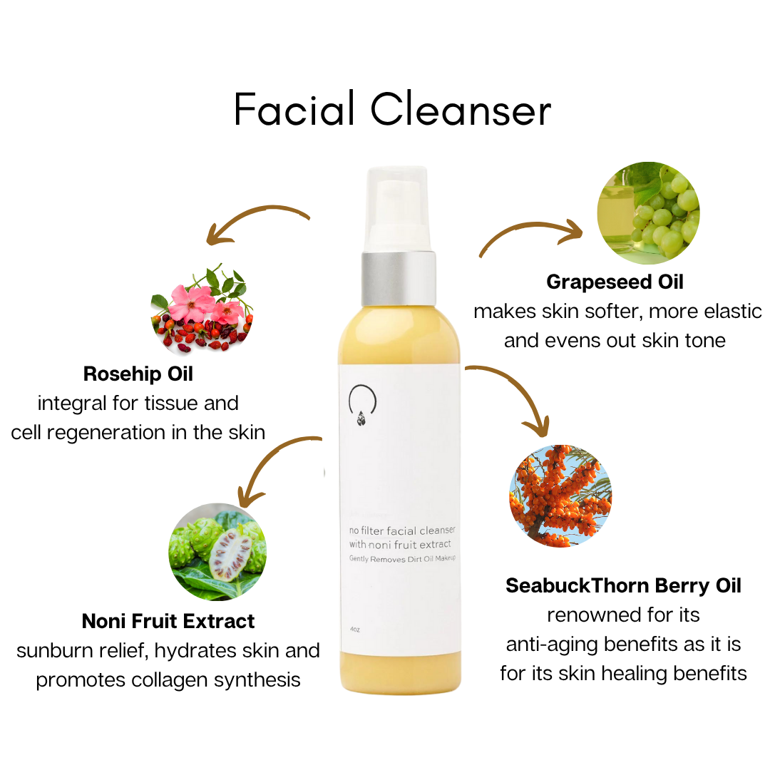 No Filter Facial Cleanser Facial Cleanser OrganiBrand Bodycare