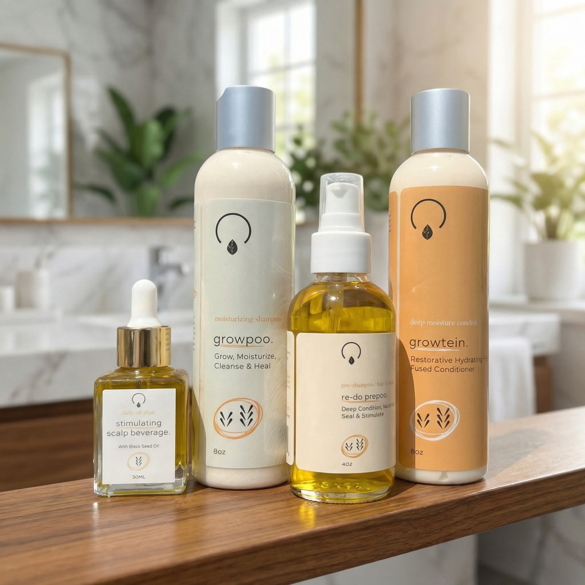 Grow Gold Bundle (High Porosity) Bundles OrganiGrowHair Co