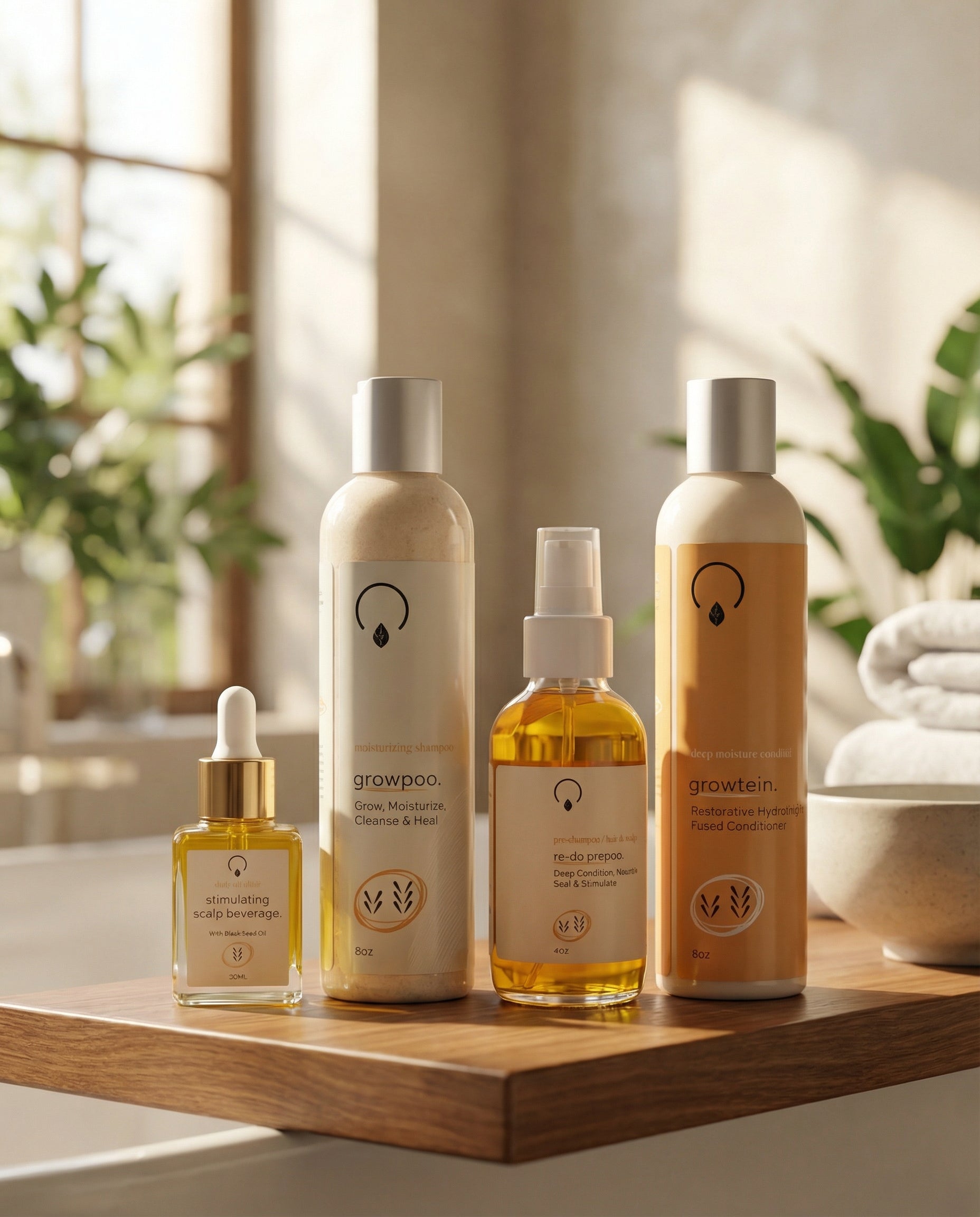 Grow Gold Bundle (High Porosity) Bundles OrganiGrowHair Co