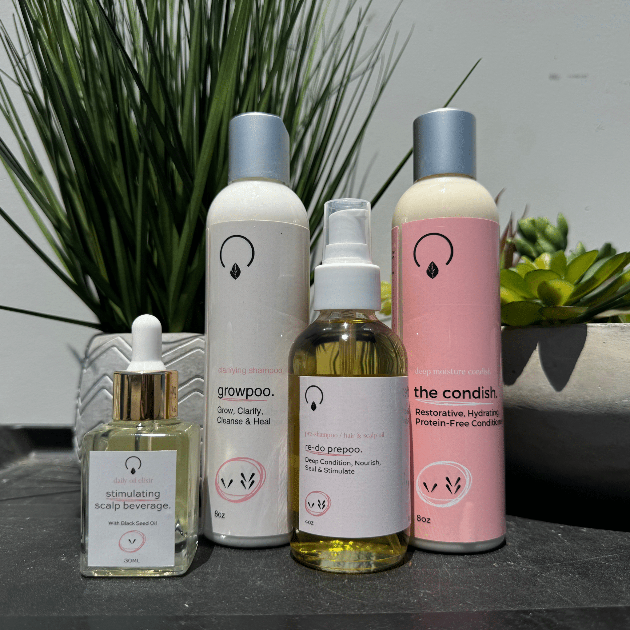 Grow Gold Bundle (Low Porosity) Bundles OrganiGrowHair Co Regular 8oz Bundle