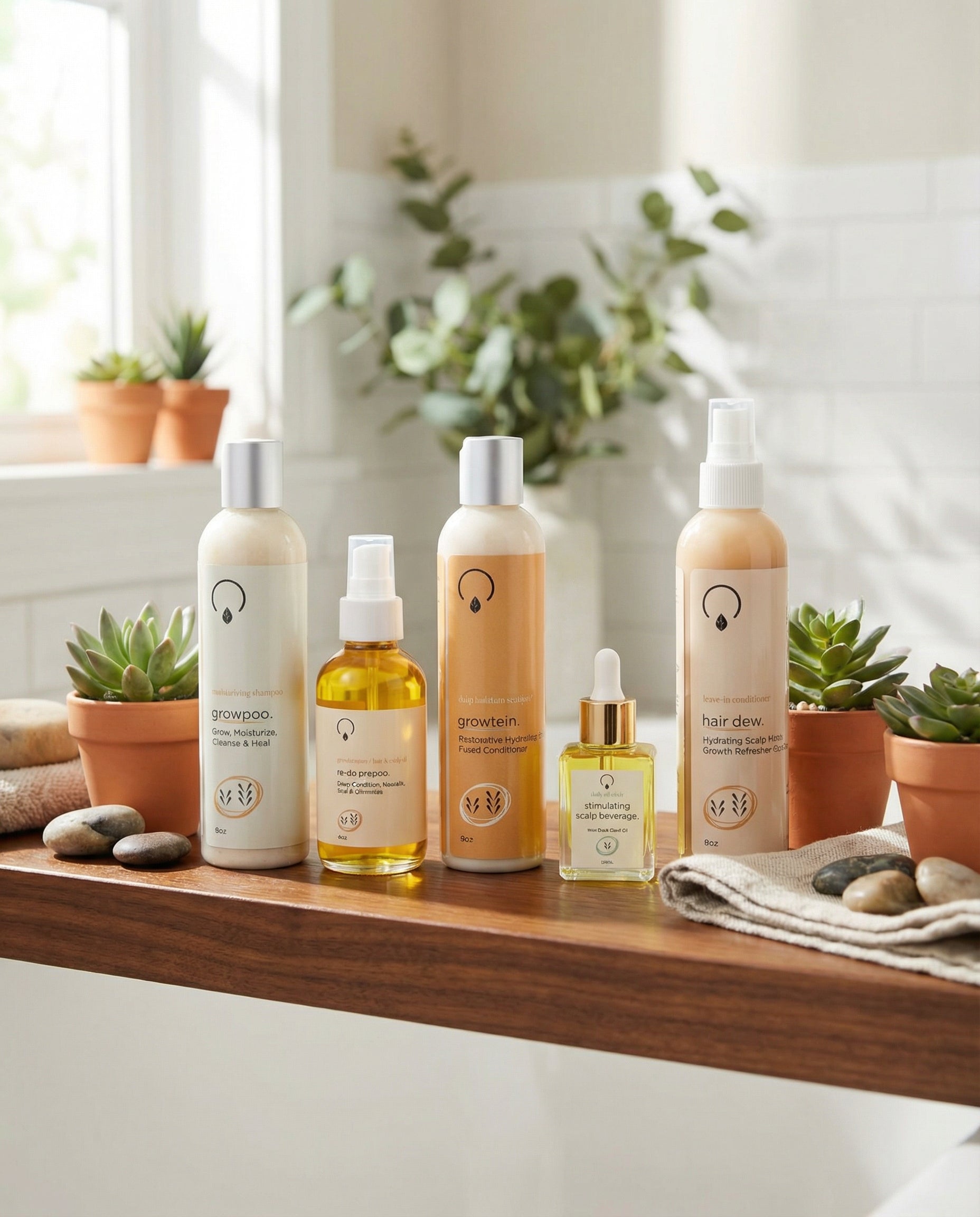 Grow Platinum Bundle (Medium Porosity) Bundles OrganiGrowHair Co