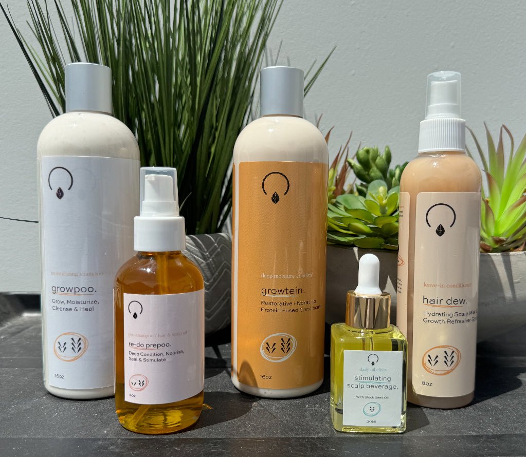 Grow Platinum Bundle (Medium Porosity) Bundles OrganiGrowHair Co XL 16oz Bundle