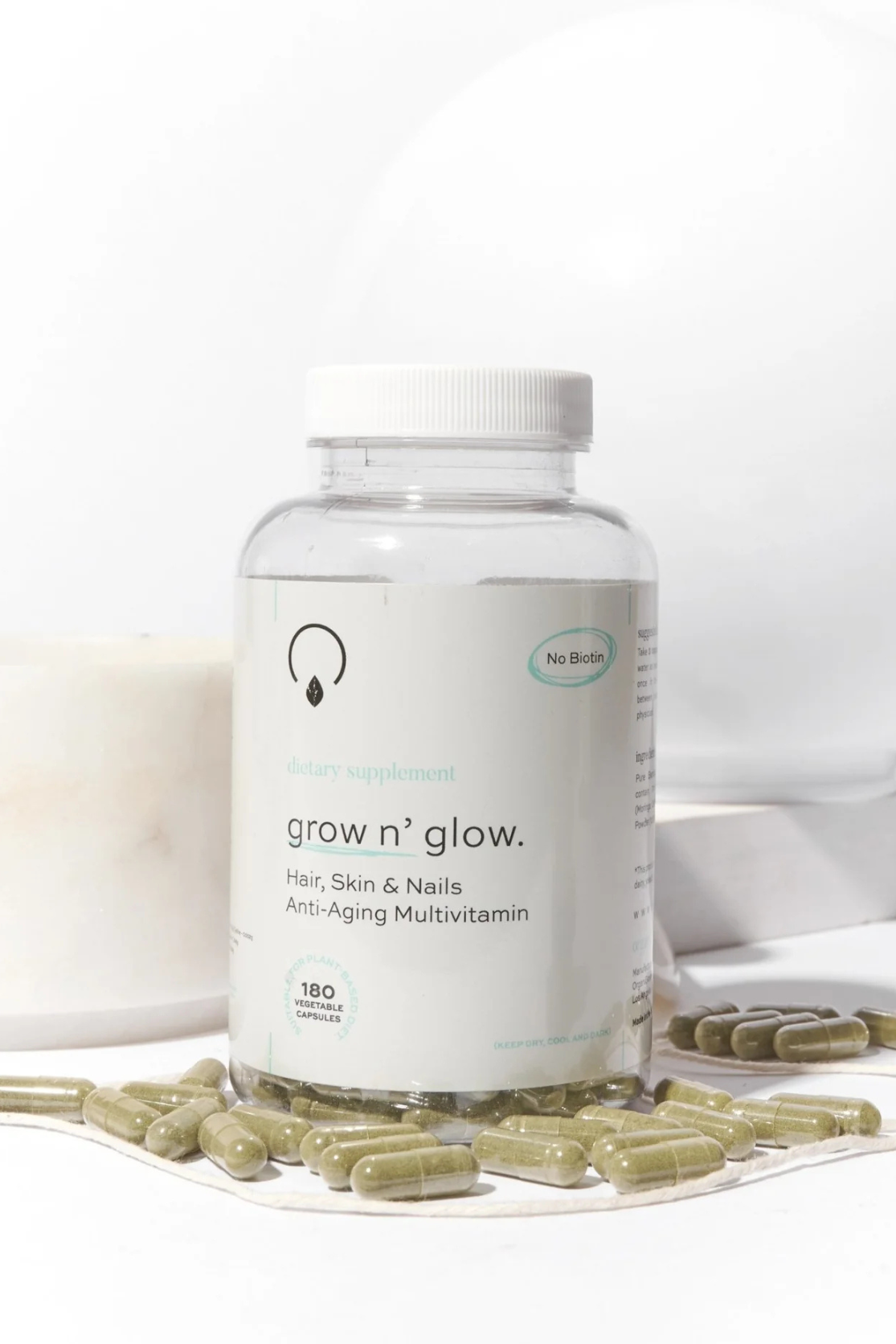 Grow N Glow Hair Skin Nails Anti Aging Multivitamins SKIN CARE OrganiGrowHairCo