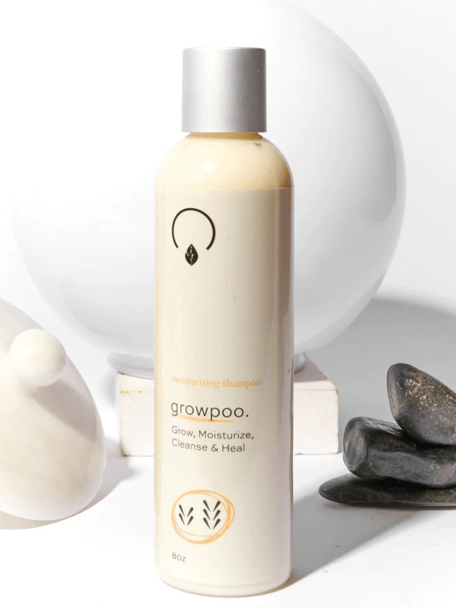 GrowPoo Moisturizing Shampoo SHAMPOO OrganiGrowHair Co 8oz