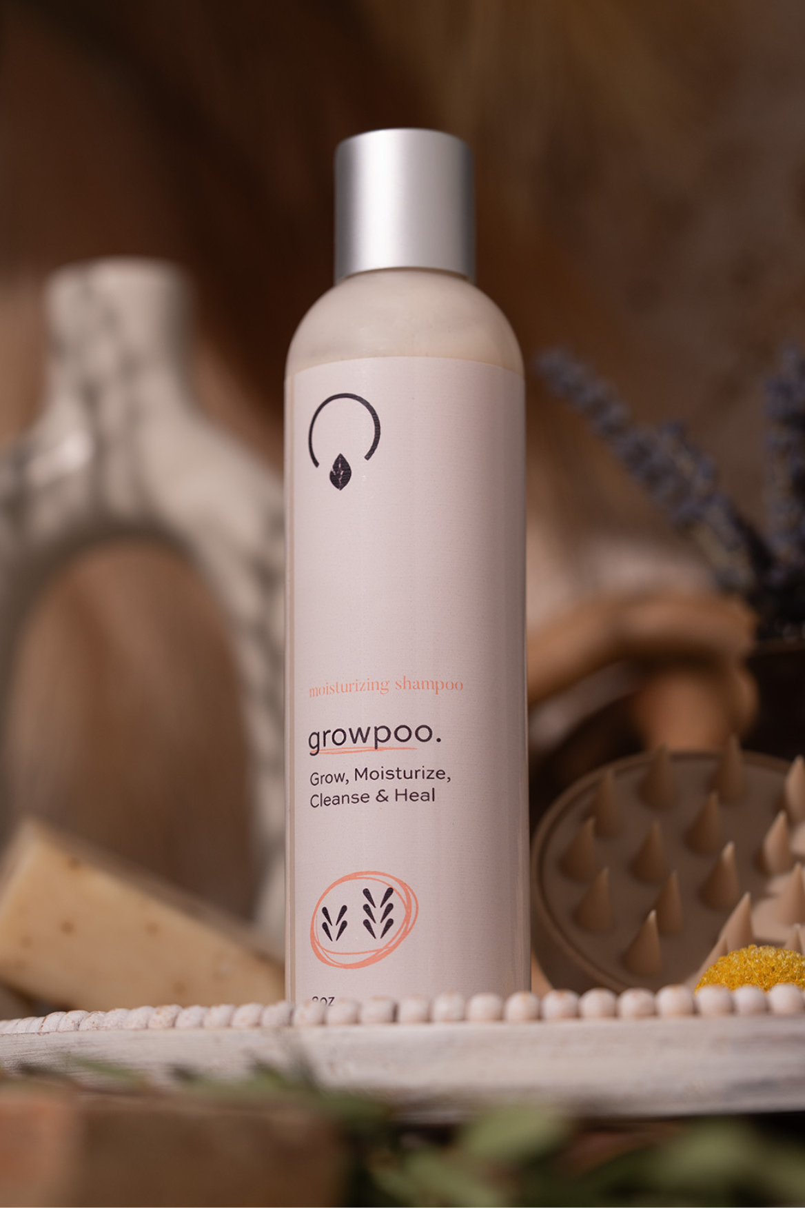 GrowPoo Moisturizing Shampoo SHAMPOO OrganiGrowHair Co 8oz