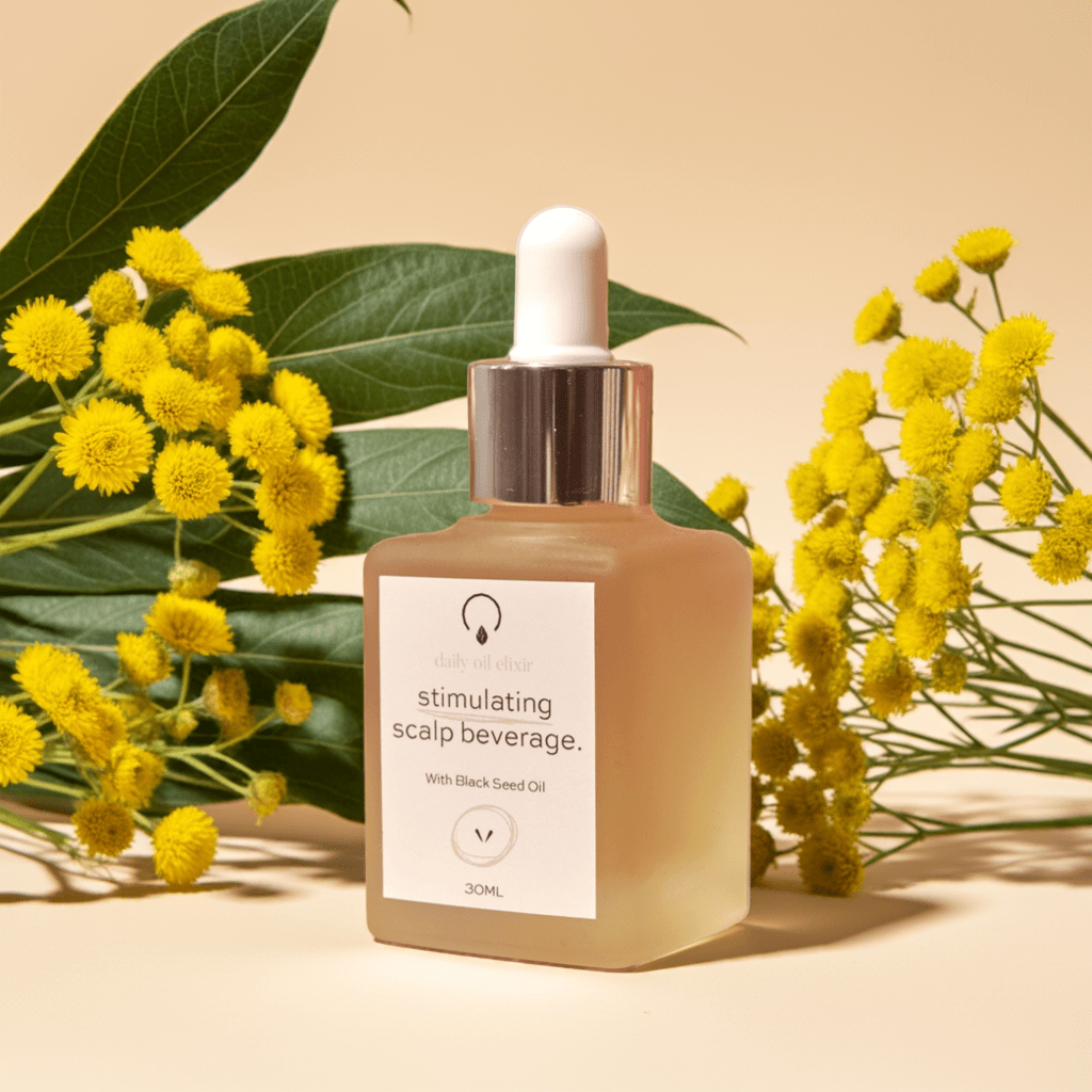 Stimulating Scalp Beverage LOW POROSITY WITH BLACK SEED OIL - HAIR GROWTH OIL OIL OrganiGrowHairCo