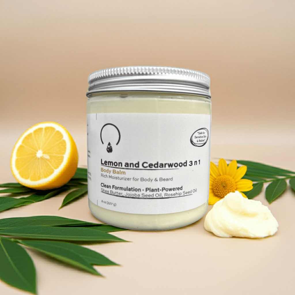 Lemon and Cedarwood 3 in 1 SKIN CARE OrganiGrowHairCo
