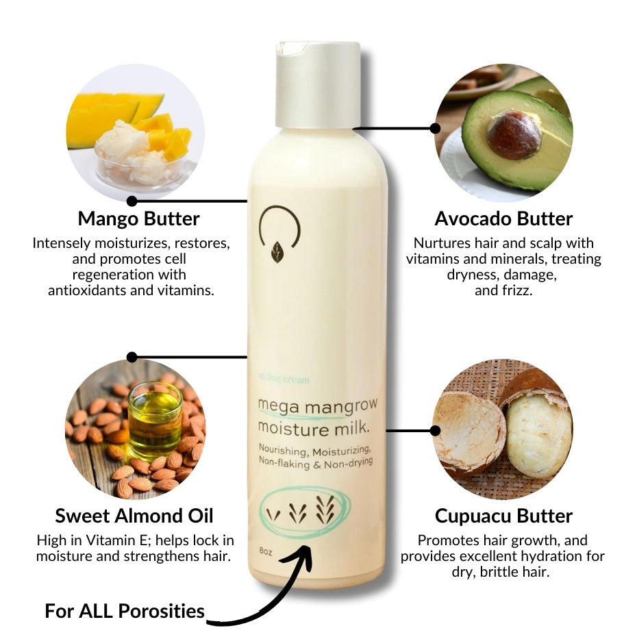 Mega Mangrow Moisture Milk STYLING PRODUCTS OrganiGrowHair Co