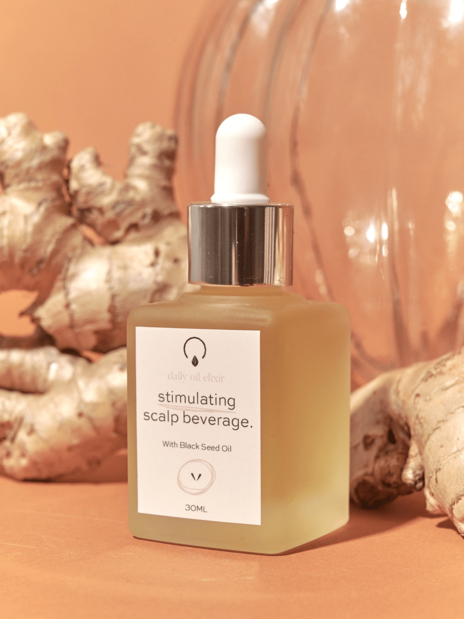 Stimulating Scalp Beverage LOW POROSITY WITH BLACK SEED OIL - HAIR GROWTH OIL OIL OrganiGrowHairCo