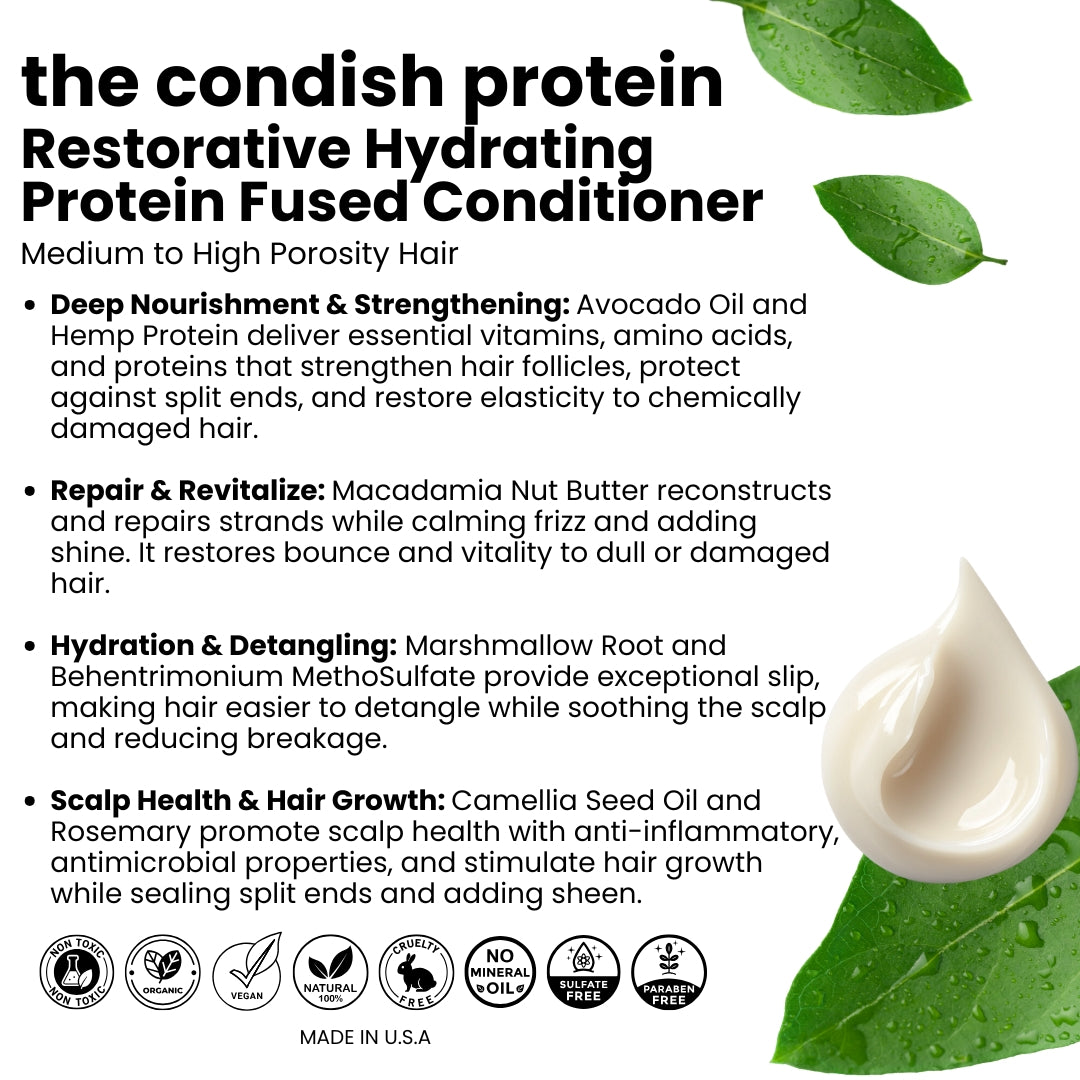 The Condish (Protein) CONDITIONERS OrganiGrowHair Co