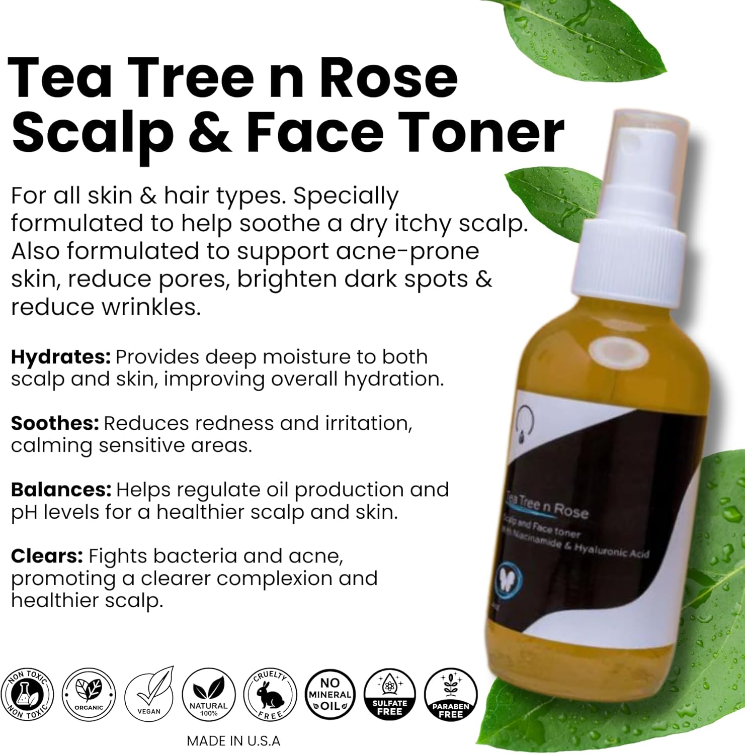 Scalp and Face Toner SKIN CARE OrganiBrands