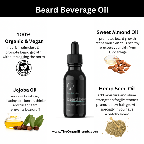 Beard Growth Oil | Men's Beard Oil | OrganiGrowHairCo