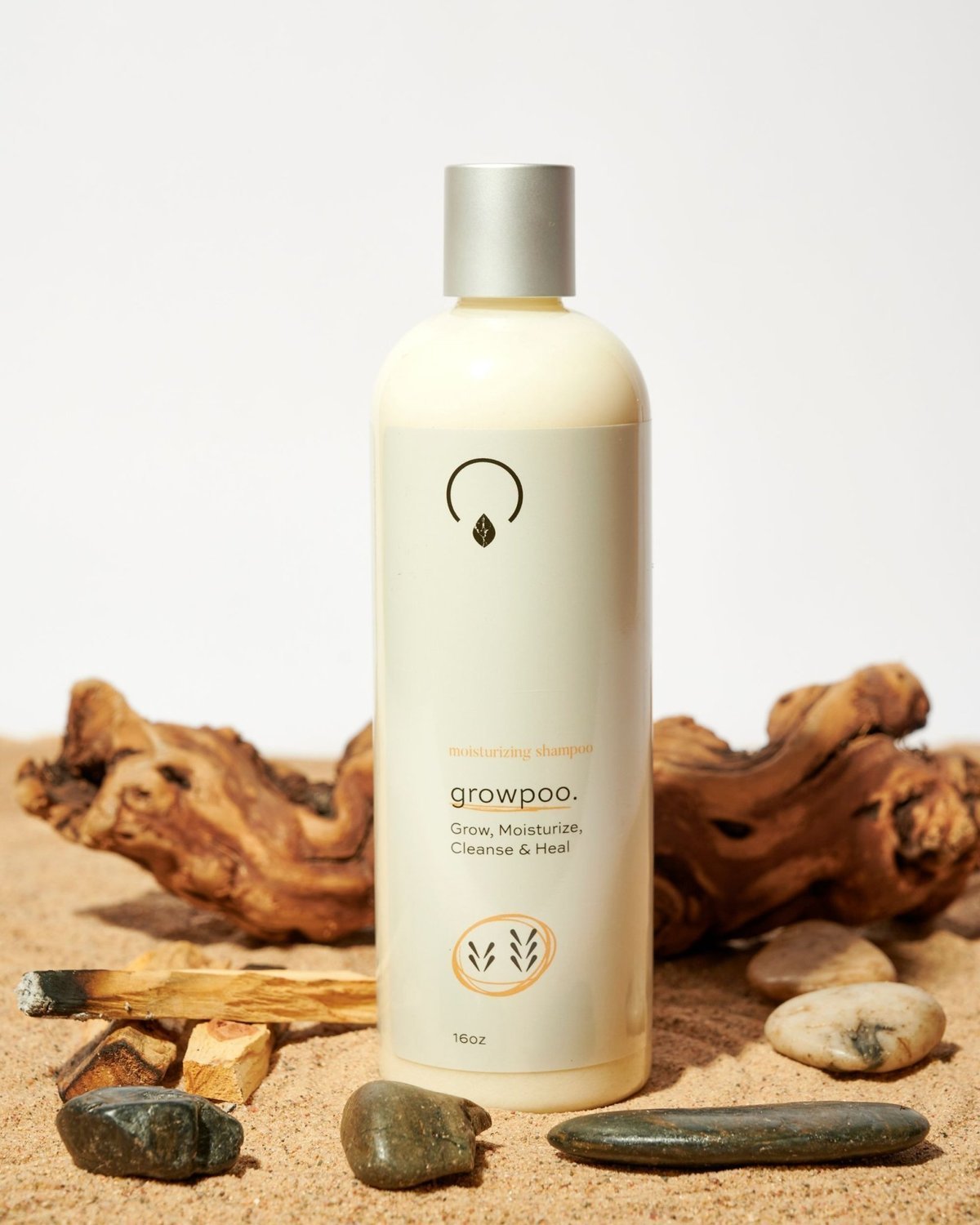 GrowPoo Moisturizing Shampoo SHAMPOO OrganiGrowHair Co 16oz