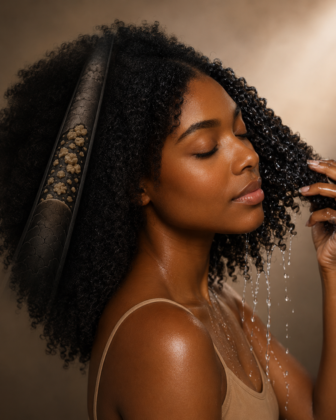 Your Hair Isn't Dry. It's Blocked.