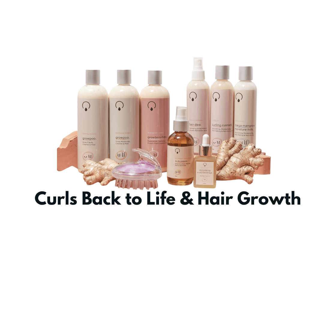 Before and After Hair Growth - OrganiGrowHairCo