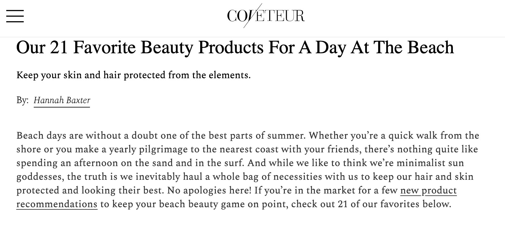 Coveteur - OrganiGrowHairCo