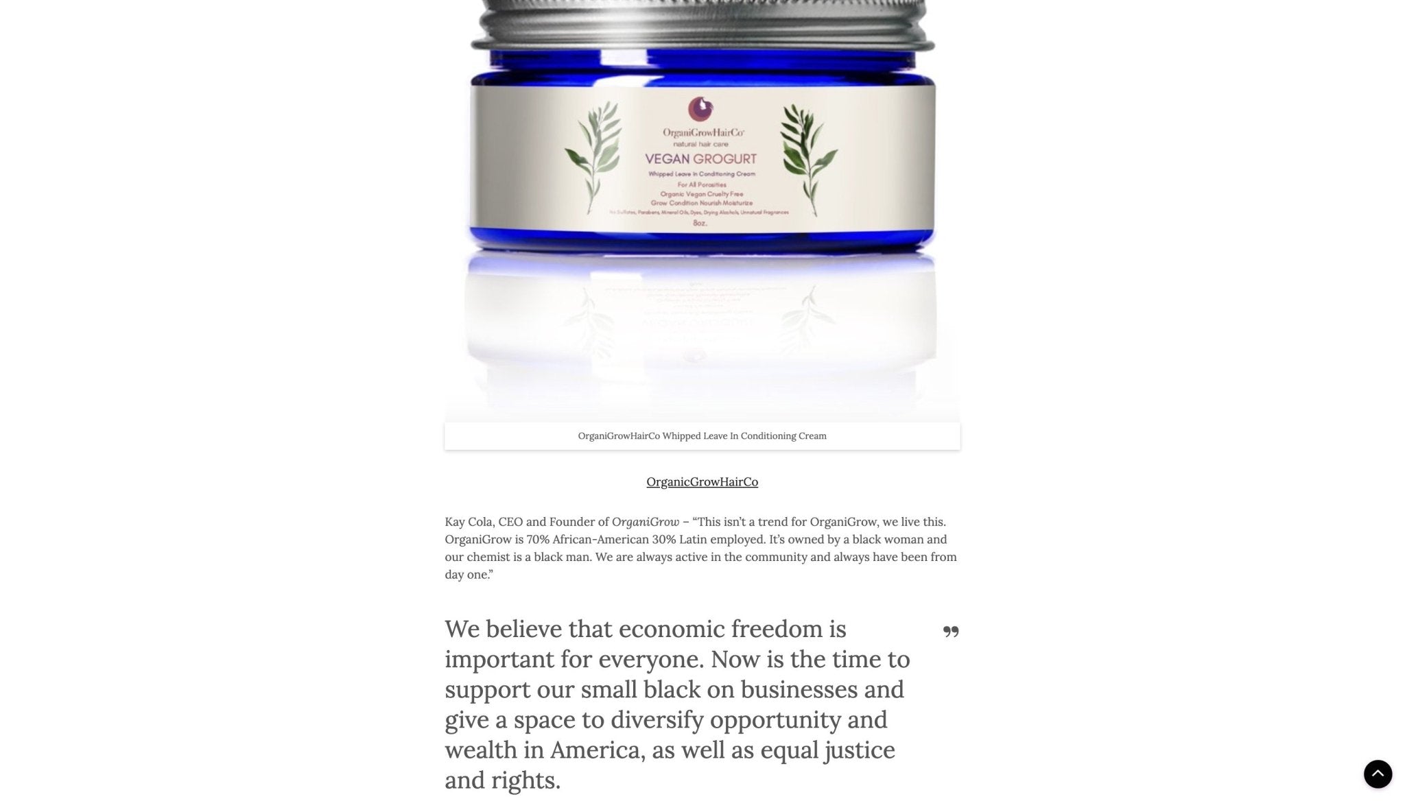 Cultivated Magazine - OrganiGrowHairCo