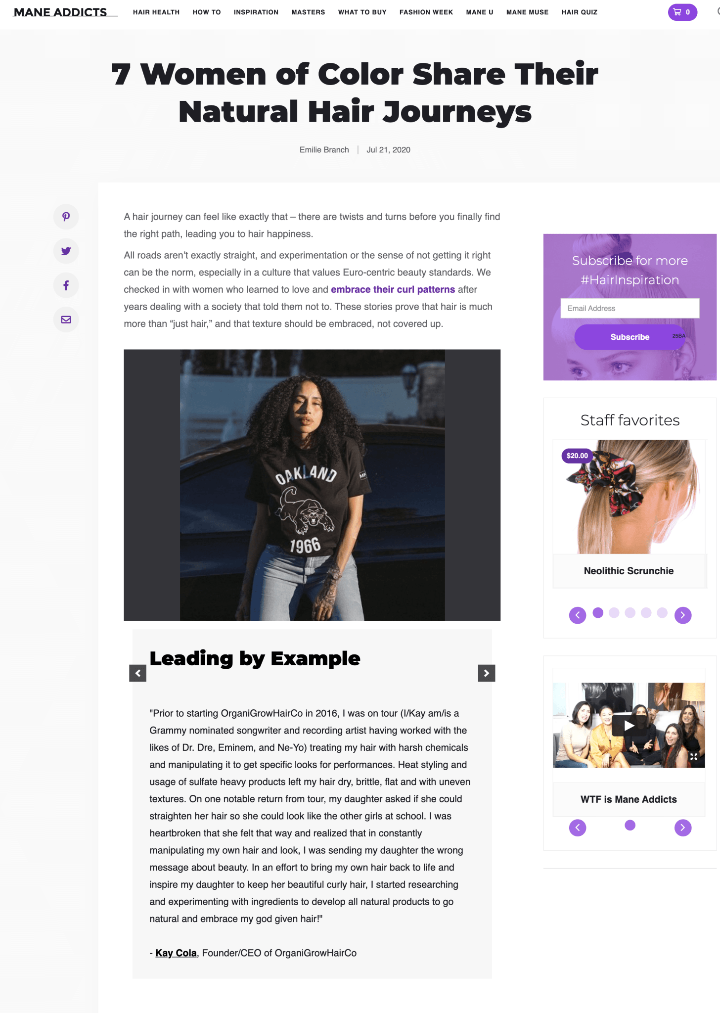 Mane Addicts - OrganiGrowHairCo