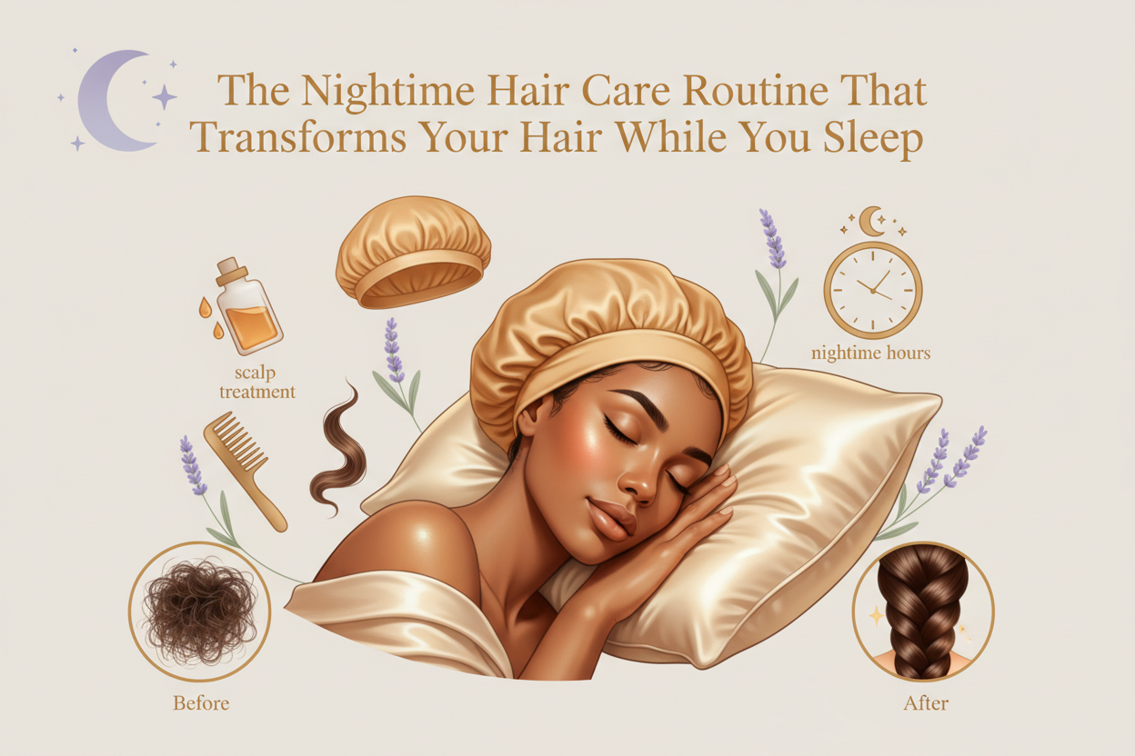 The Nighttime Hair Care Routine That Transforms Your Hair While You Sleep
