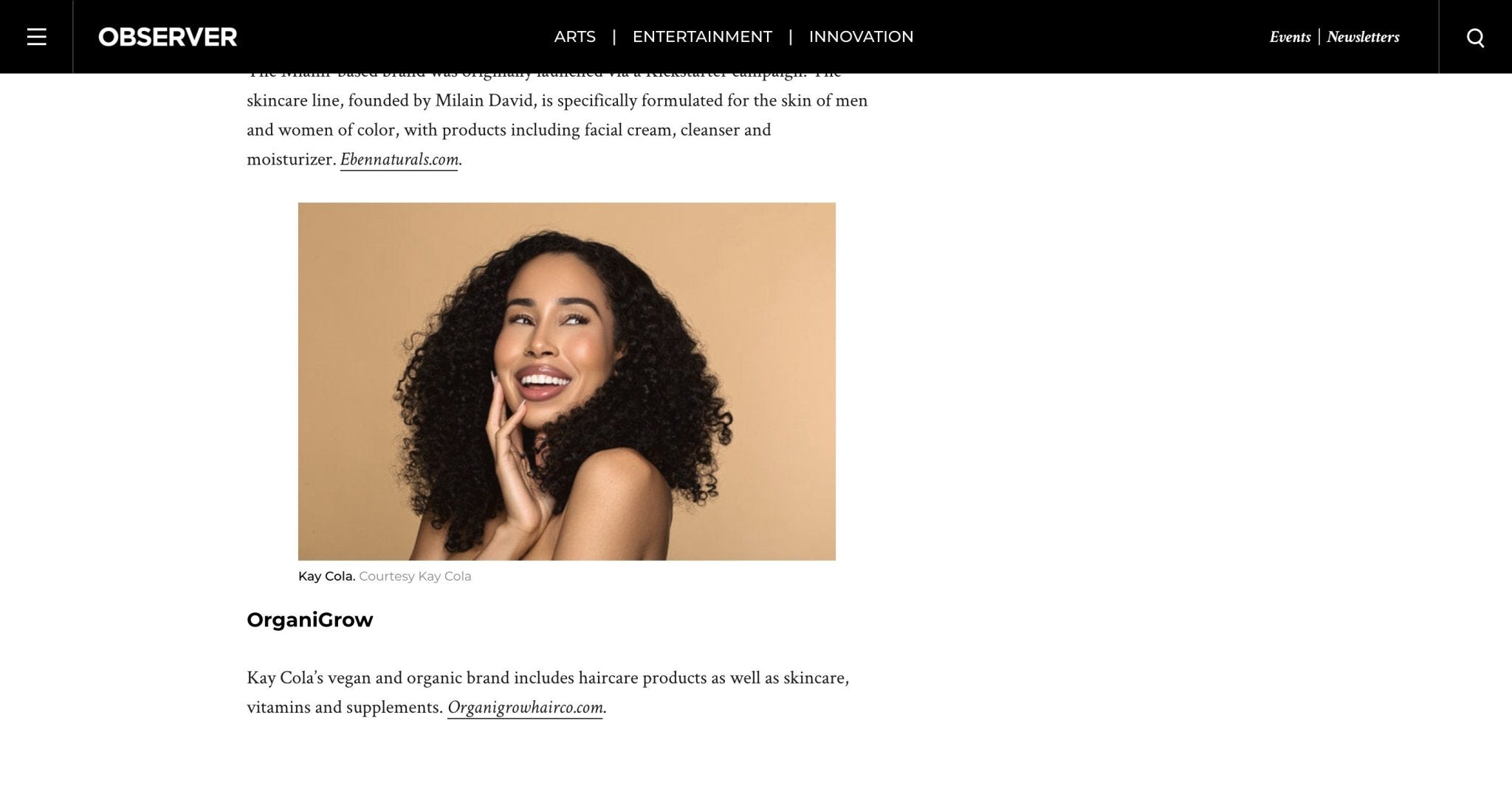 Observer - OrganiGrowHairCo