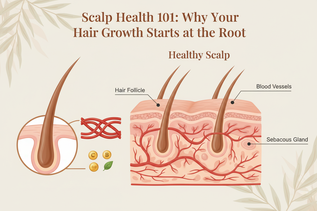 Scalp Health 101: Why Your Hair Growth Starts at the Root
