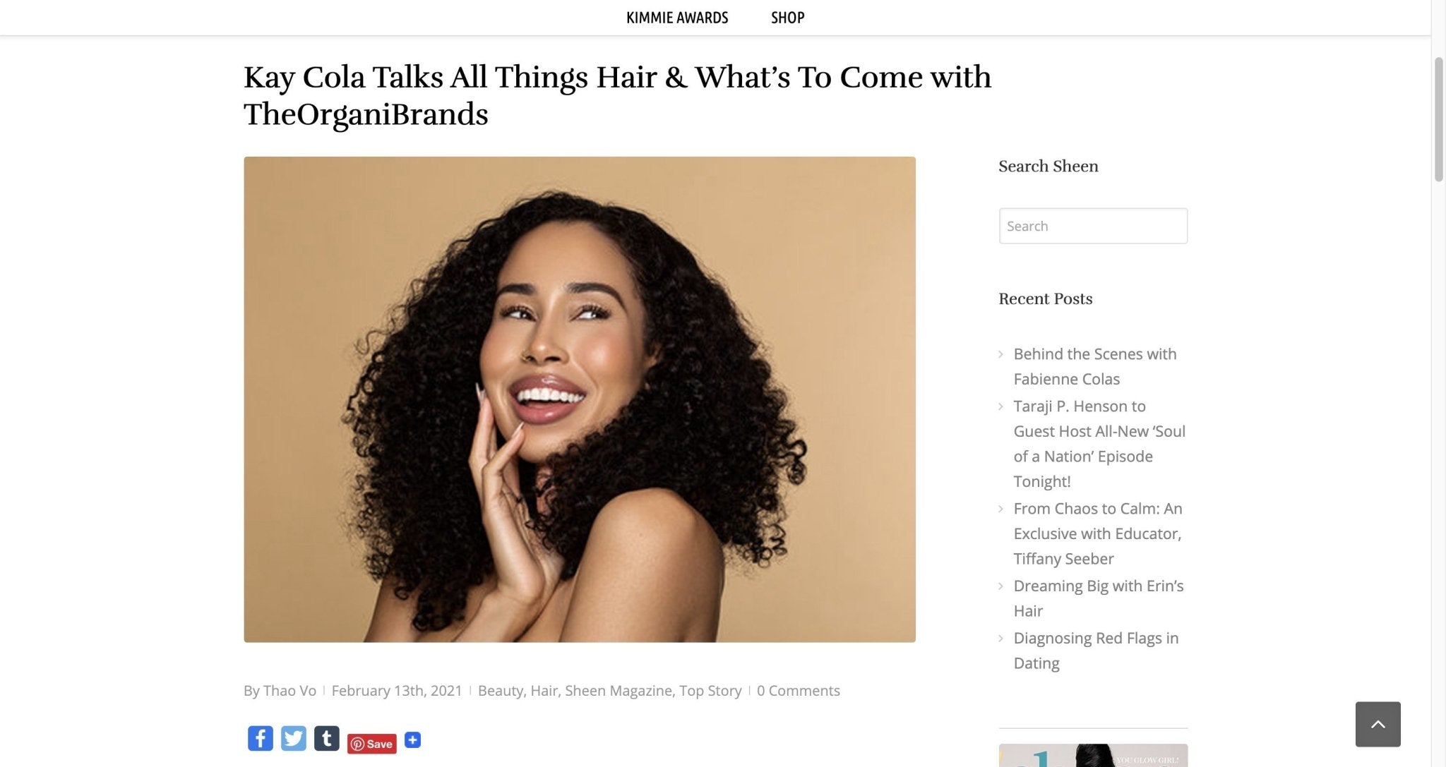 Sheen - OrganiGrowHairCo