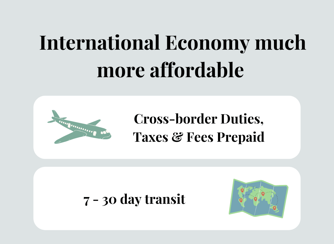 We Now Offer a Cheaper Economy International Shipping Rates ...