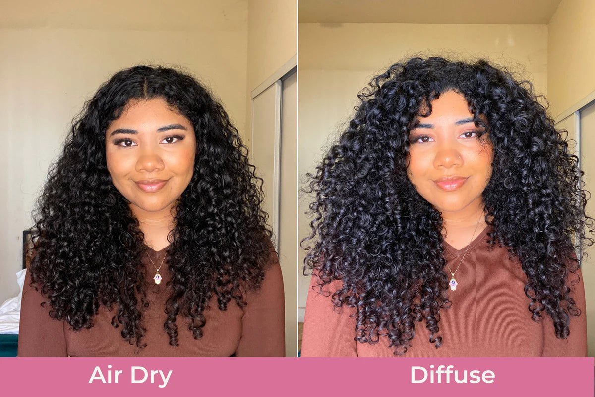 When to diffuse curly hair - OrganiGrowHairCo
