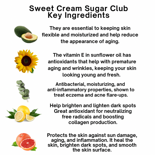 Sweet Cream Sugar Body & Face Scrub - OrganiGrowHairCo