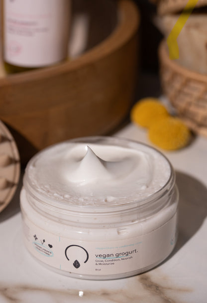 Vegan GroGurt with Chebe and Black Seed Oil STYLING PRODUCTS OrganiGrowHairCo