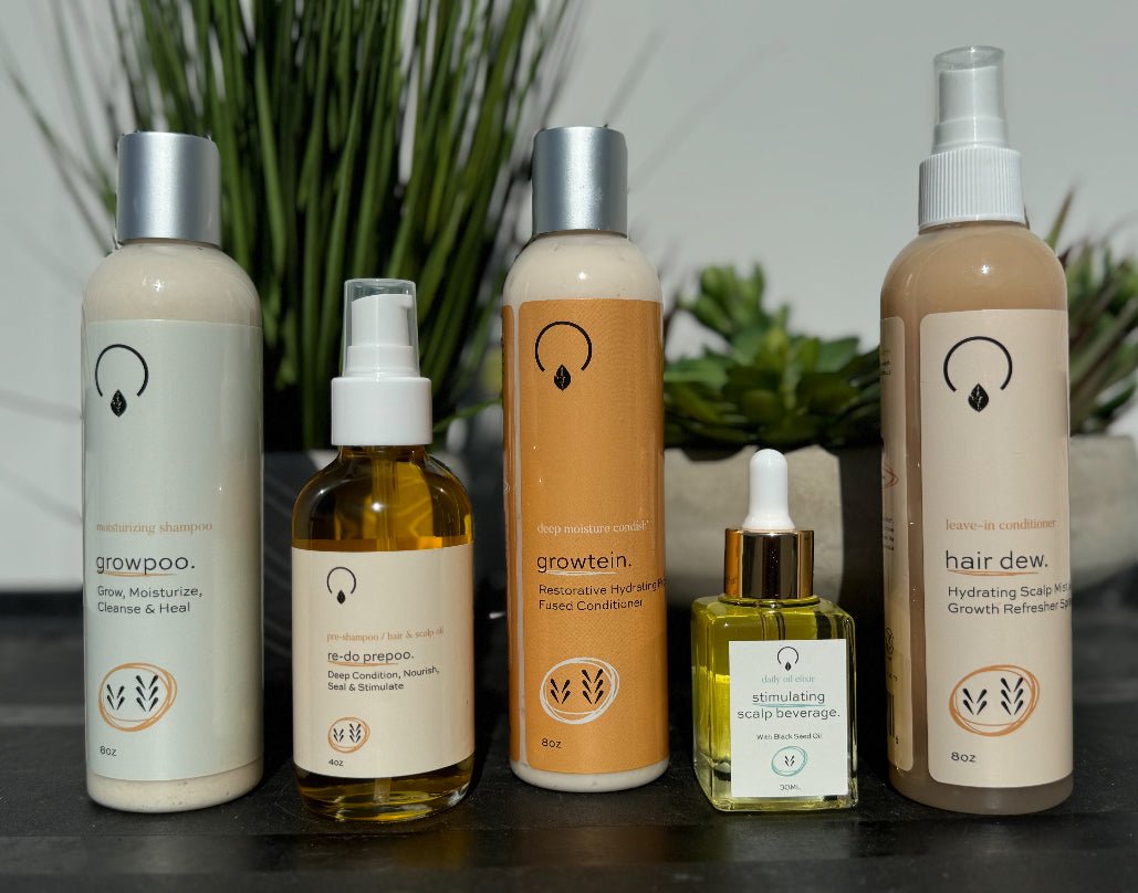 Grow Platinum Bundle (Medium Porosity) Bundles OrganiGrowHair Co