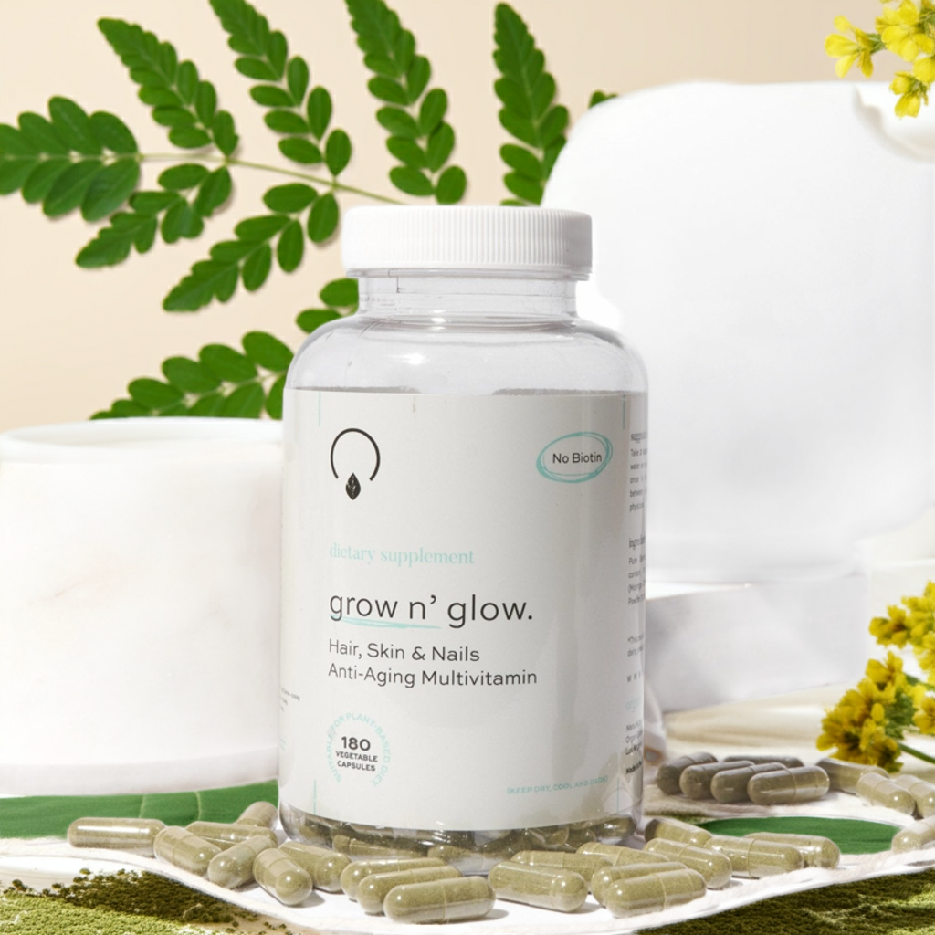 Grow n Glow Vitamins Hair Skin Nails Multivitamins