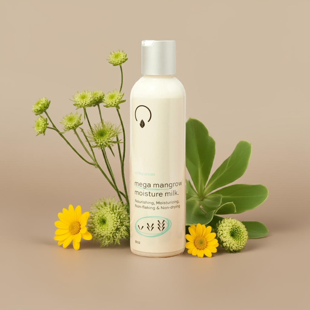 Mega Mangrow Moisture Milk STYLING PRODUCTS OrganiGrowHair Co