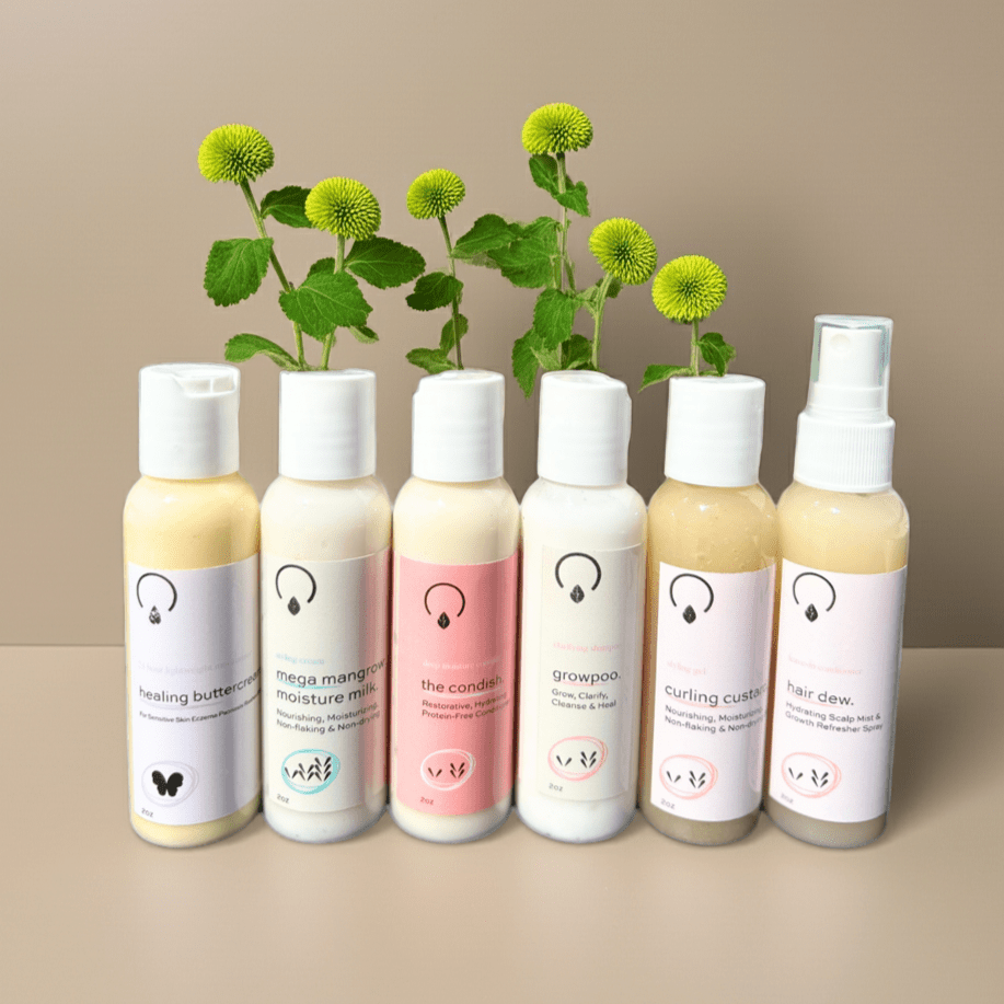 On the Grow: Travel Set + Carry Bag - OrganiGrowHairCo