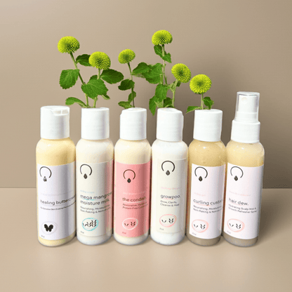 On the Grow: Travel Set + Carry Bag Bundles OrganiGrowHairCo