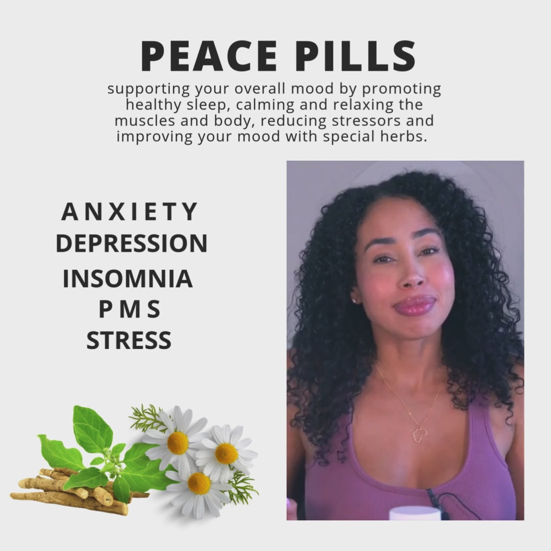 Peace Pills (For Anxiety Insomnia PMS Depression)