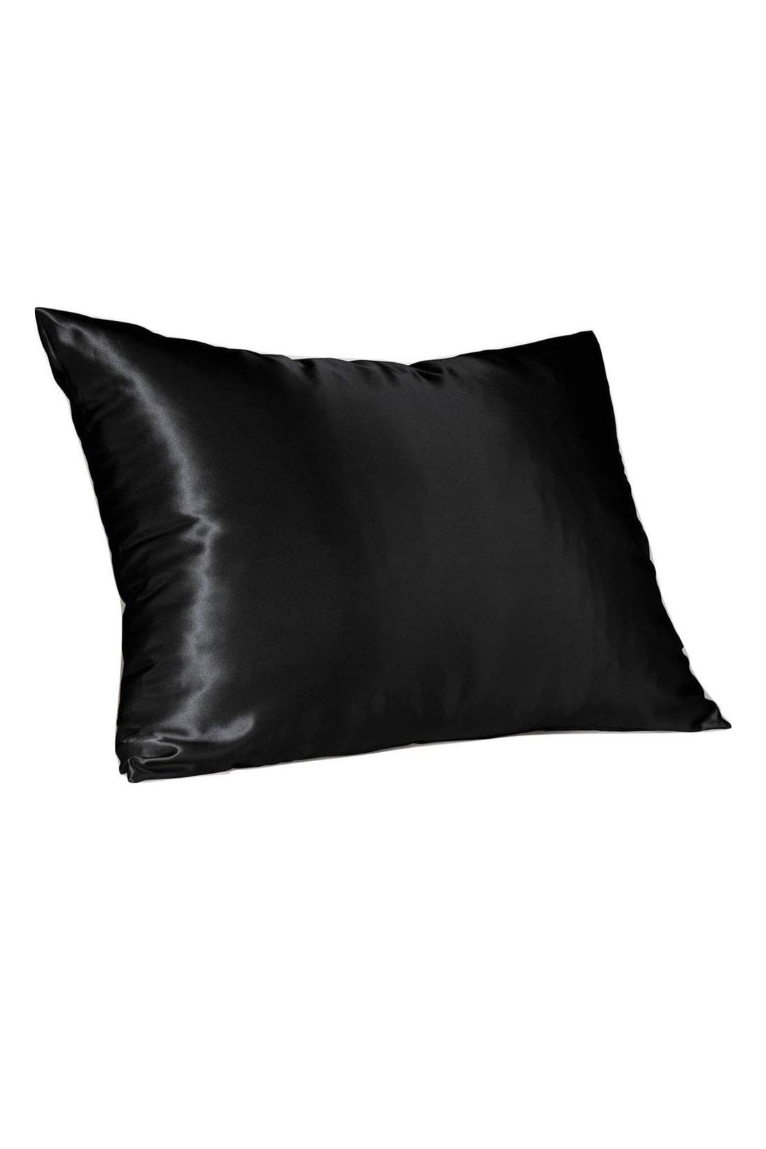 Satin Pillow Case PILLOWCASE OrganiGrowHair Co Midnight Black